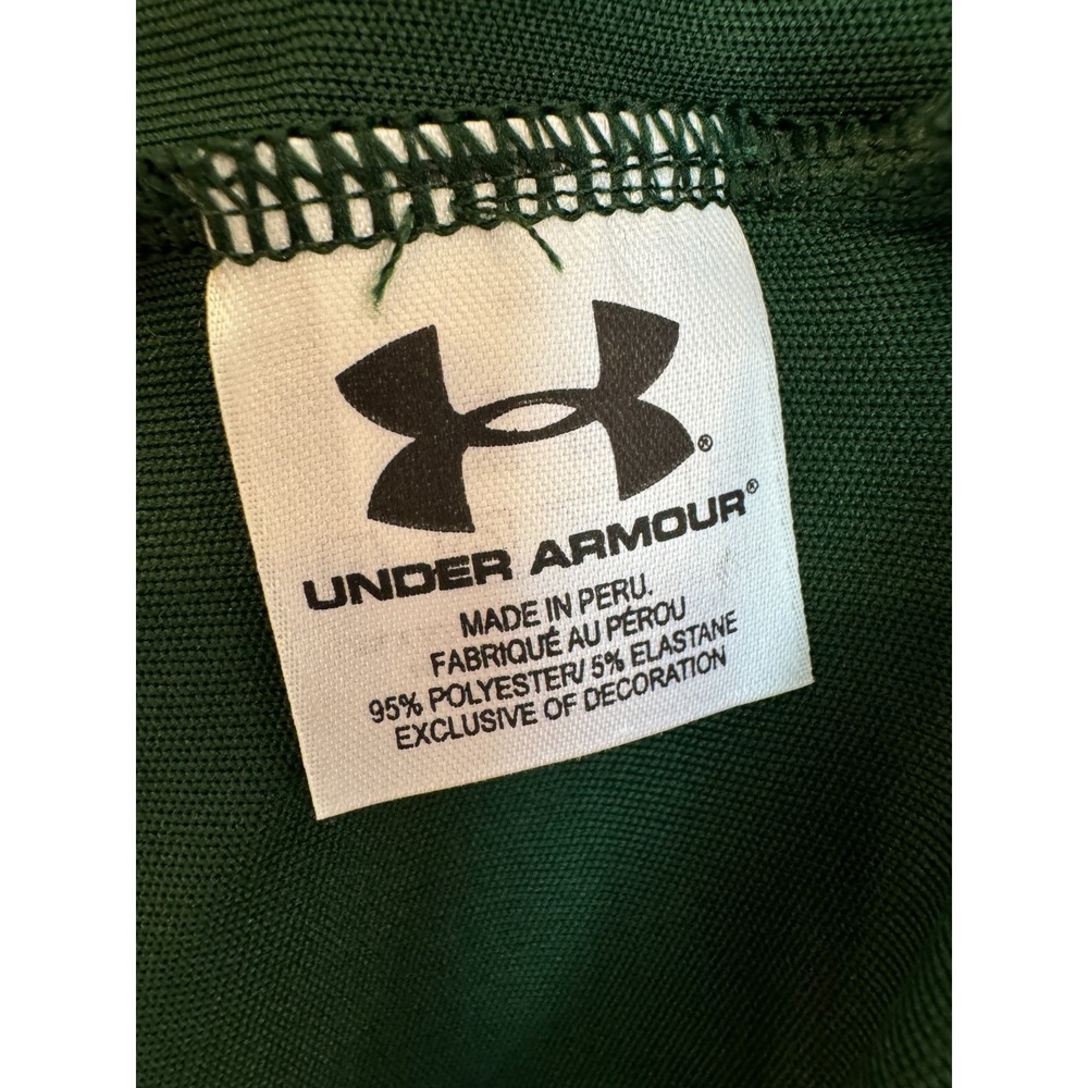 NEW Under Armour UA Heat Gear SPF 30 Dk Green Polo Shirt Logo Men's Size 3XL - Picture 5 of 9
